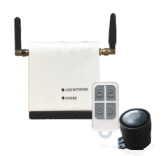 ECO-5 GSM security system with call and SMS alerts for comprehensive protection.