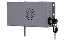 Non-GSM shutter siren for enhanced security, loud alarm, and easy installation.